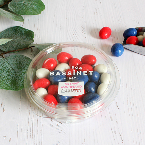 Cacahuètes bleu blanc rouge 200g